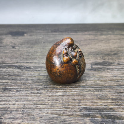 Antique Shou Xing Figurine - Antique Decor - Desktop Ornament - Personalized Gift - Asian Antiquities