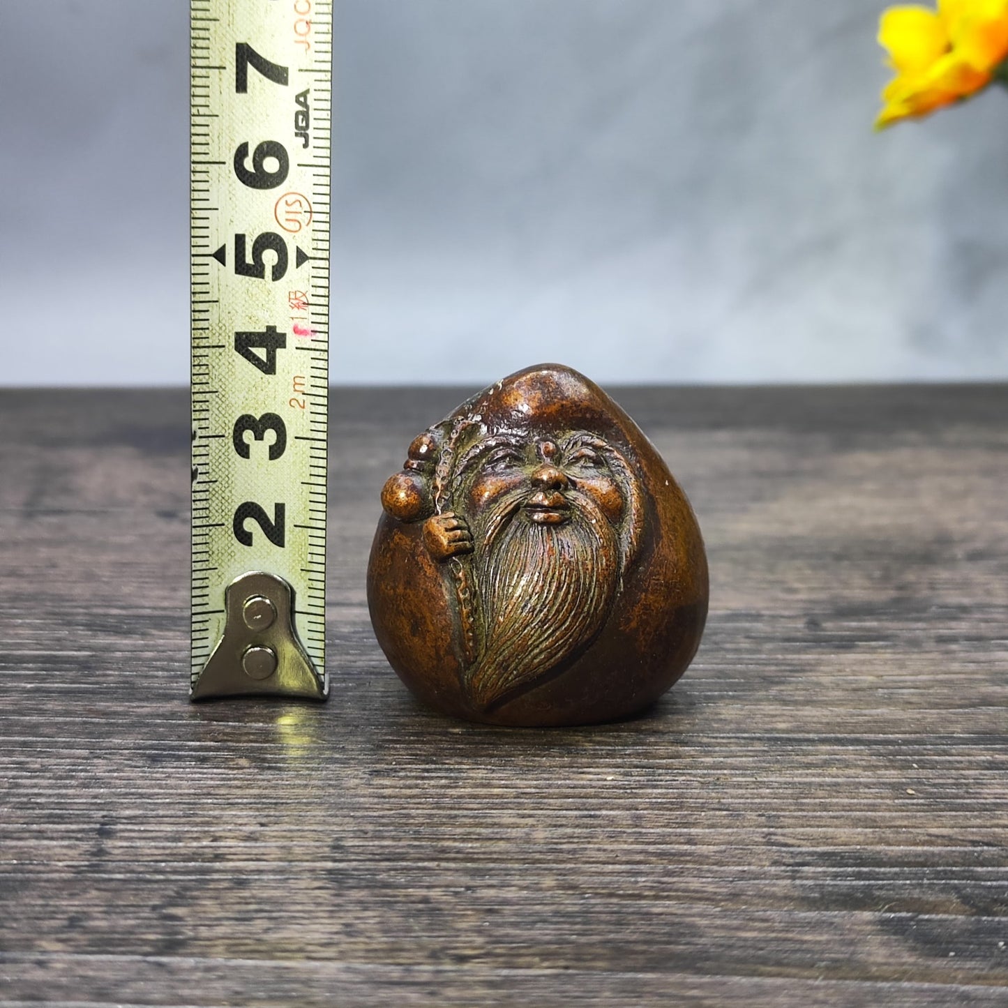 Antique Shou Xing Figurine - Antique Decor - Desktop Ornament - Personalized Gift - Asian Antiquities