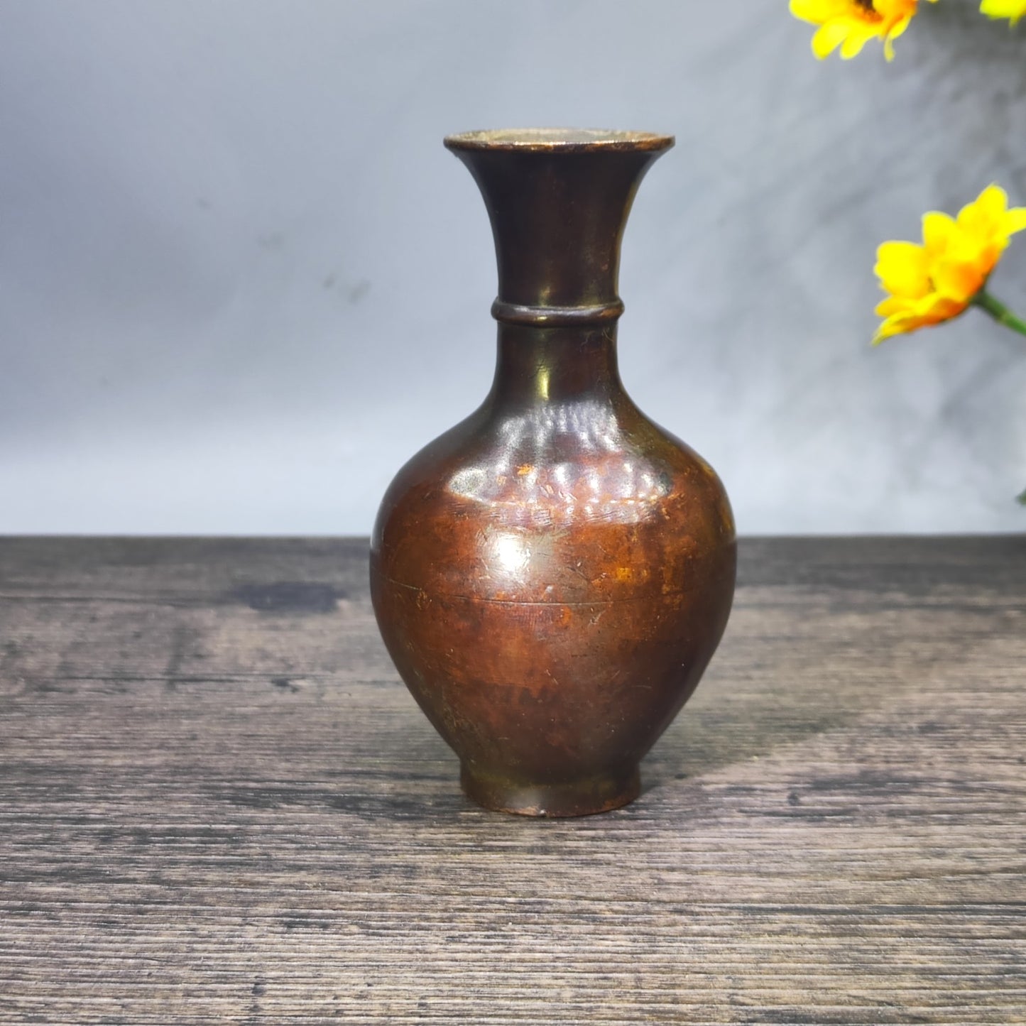 Pair of Antique Asian Vases - Unique Decorative Tabletop Ornaments