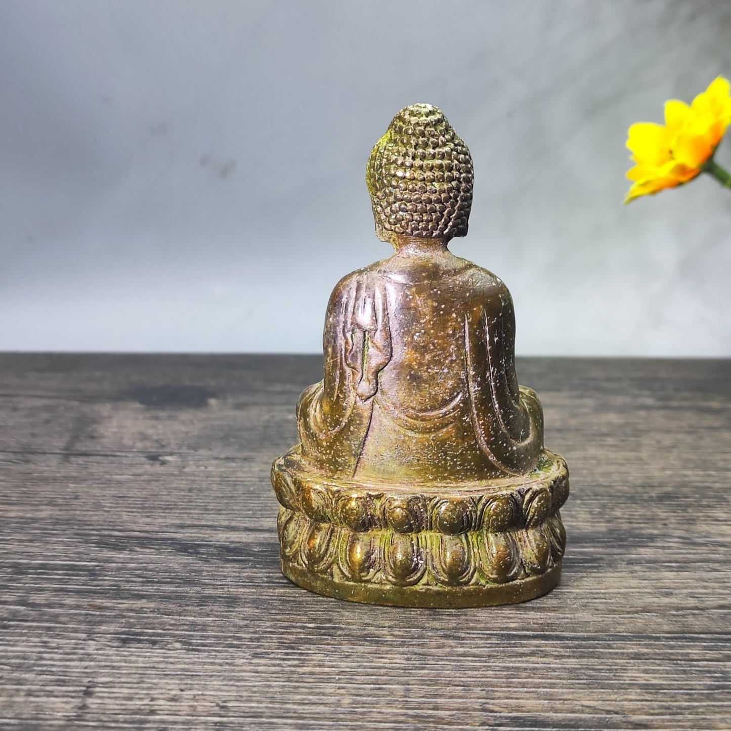 Antique Buddha Statue - Asian Decor for Home and Office - Personalized Gift - Unique Antique Tabletop Decoration