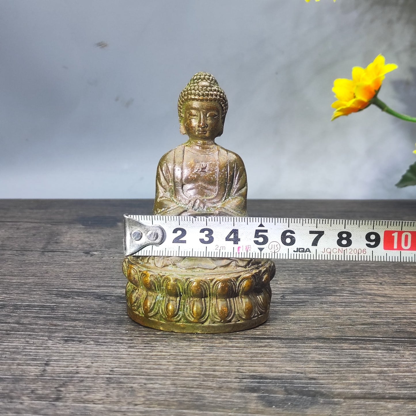 Antique Buddha Statue - Asian Decor for Home and Office - Personalized Gift - Unique Antique Tabletop Decoration