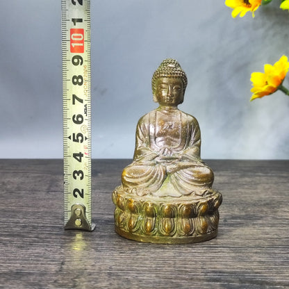 Antique Buddha Statue - Asian Decor for Home and Office - Personalized Gift - Unique Antique Tabletop Decoration