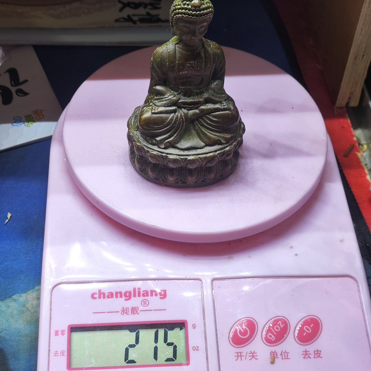 Antique Buddha Statue - Asian Decor for Home and Office - Personalized Gift - Unique Antique Tabletop Decoration