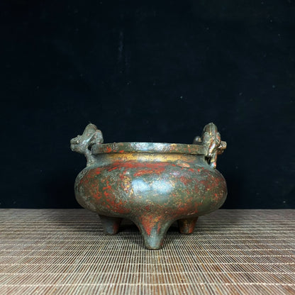 Antique Incense Burner - Rare Tripod Design with Historical Significance