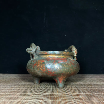 Antique Incense Burner - Rare Tripod Design with Historical Significance