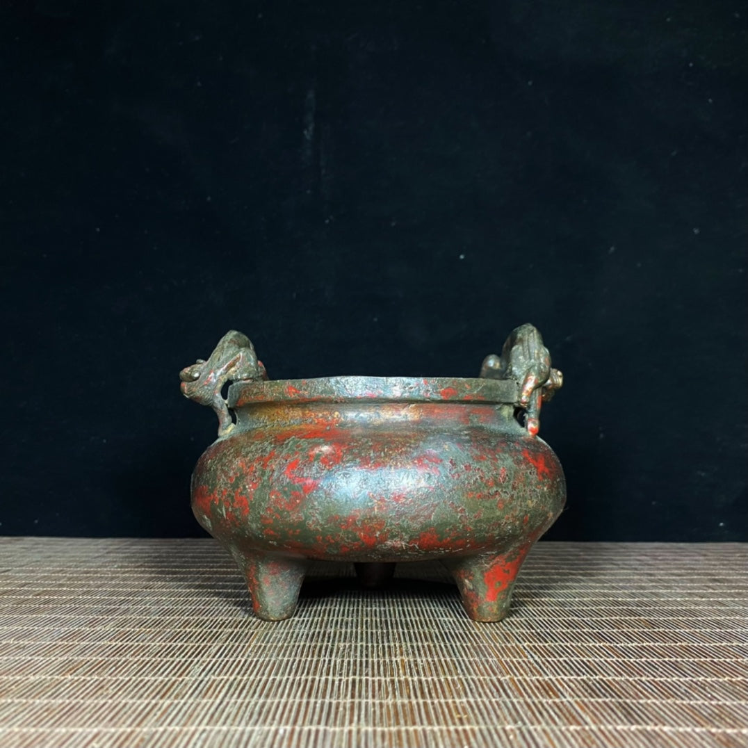 Antique Incense Burner - Rare Tripod Design with Historical Significance