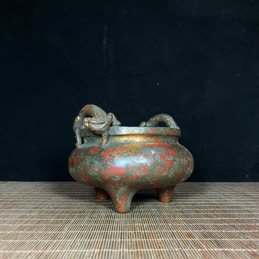 Antique Incense Burner - Rare Tripod Design with Historical Significance