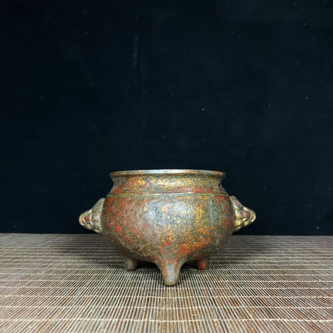 Rare and Precious Tripod Antique Incense Burner - A Perfect Blend of History and Exquisite Craftsmanship