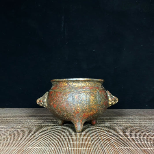 Rare and Precious Tripod Antique Incense Burner - A Perfect Blend of History and Exquisite Craftsmanship