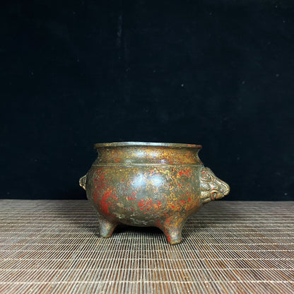 Rare and Precious Tripod Antique Incense Burner - A Perfect Blend of History and Exquisite Craftsmanship