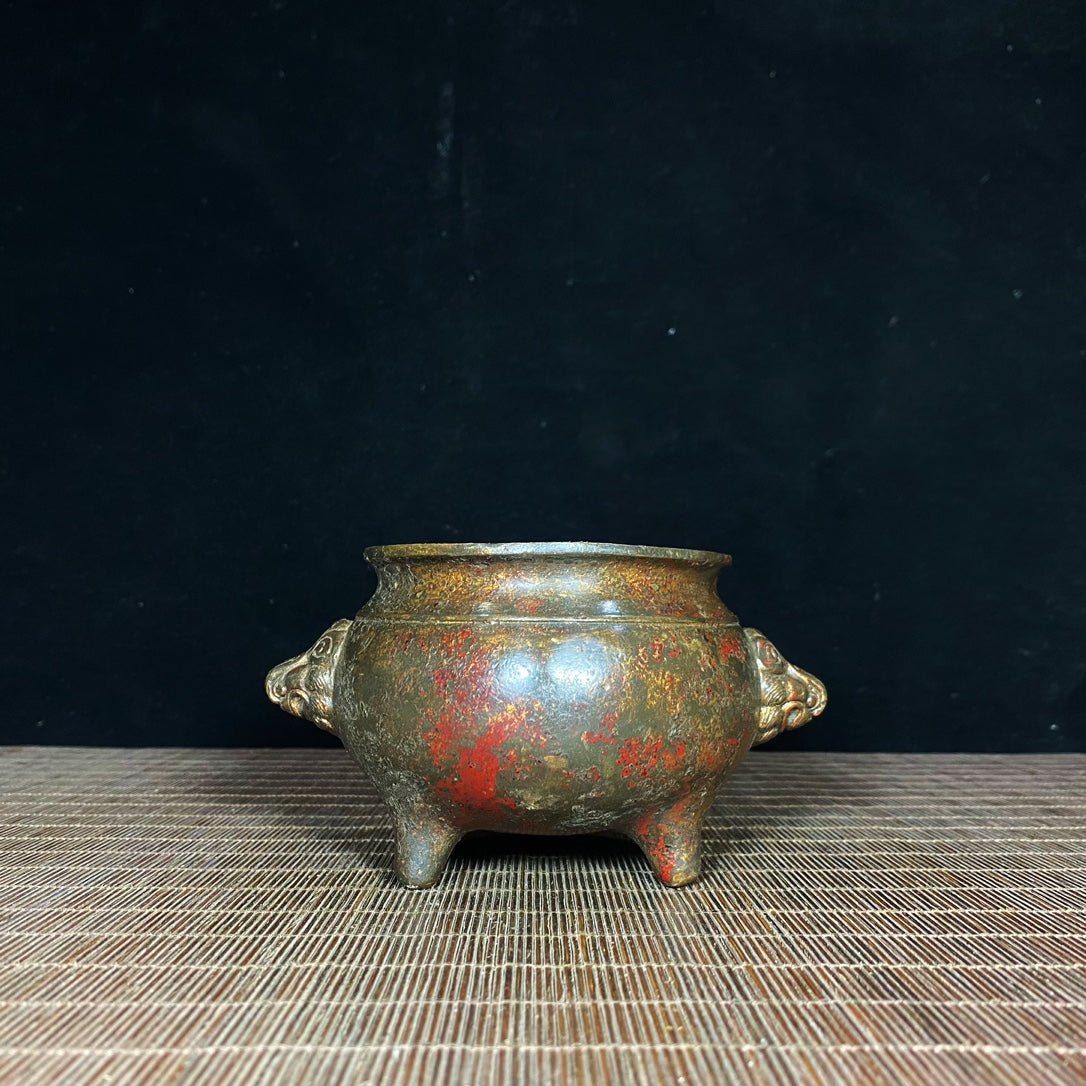 Rare and Precious Tripod Antique Incense Burner - A Perfect Blend of History and Exquisite Craftsmanship