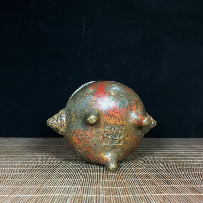 Rare and Precious Tripod Antique Incense Burner - A Perfect Blend of History and Exquisite Craftsmanship