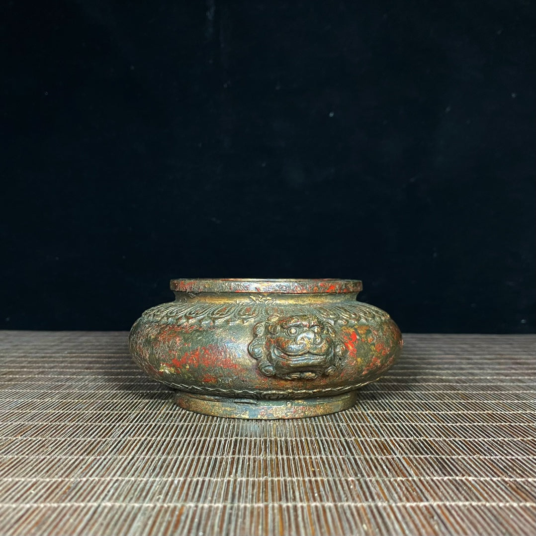 Rare Antique Incense Burner with Animal Ears - A Perfect Blend of Historical Depth and Exquisite Craftsmanship