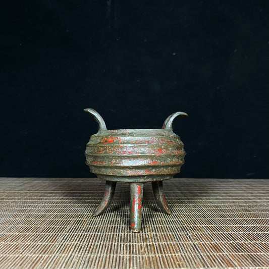 Antique Handcrafted Bronze-Gilt Xuande Incense Burner - A Masterpiece of History and Art