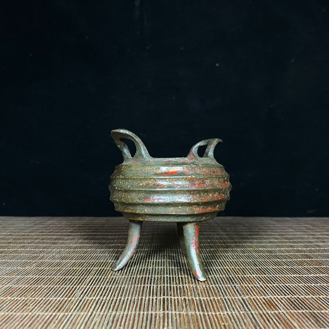 Antique Handcrafted Bronze-Gilt Xuande Incense Burner - A Masterpiece of History and Art