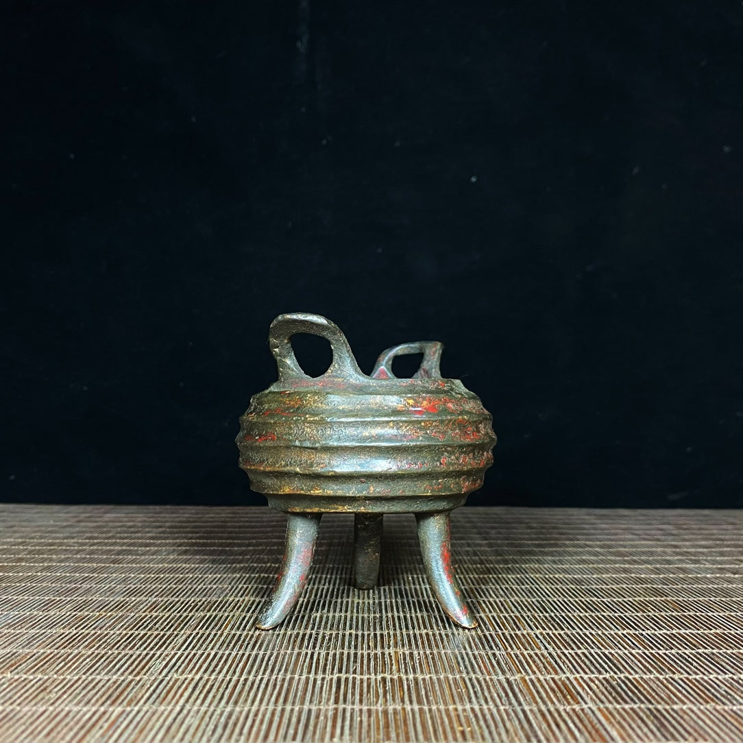 Antique Handcrafted Bronze-Gilt Xuande Incense Burner - A Masterpiece of History and Art