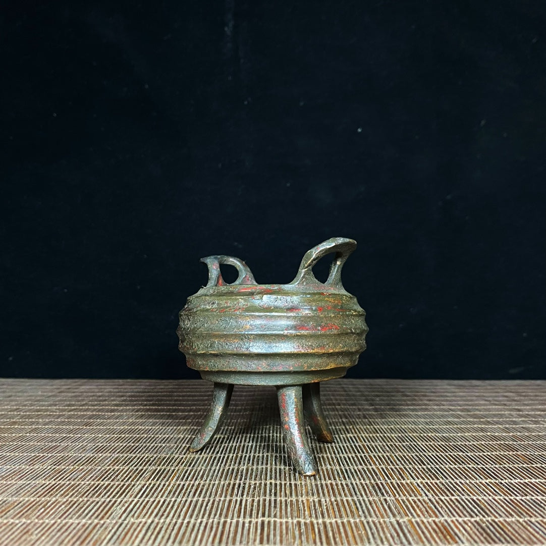 Antique Handcrafted Bronze-Gilt Xuande Incense Burner - A Masterpiece of History and Art