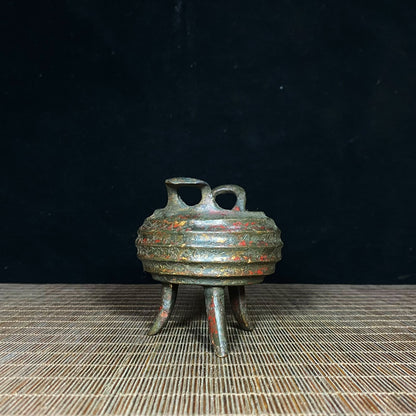 Antique Handcrafted Bronze-Gilt Xuande Incense Burner - A Masterpiece of History and Art