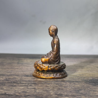 Exquisite Handmade Small Buddha Statue - Elegant Cultural Decoration & Collectible Treasure