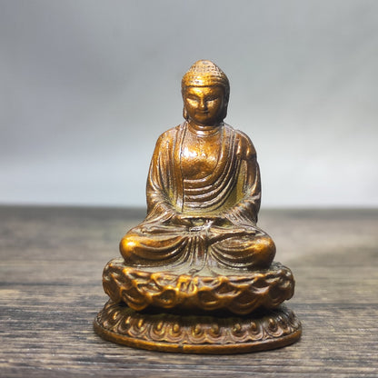 Exquisite Handmade Small Buddha Statue - Elegant Cultural Decoration & Collectible Treasure