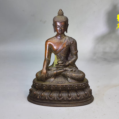 Exquisite Handcrafted Small Buddha Statue - Perfect for Antique Collection and Elegant Decor