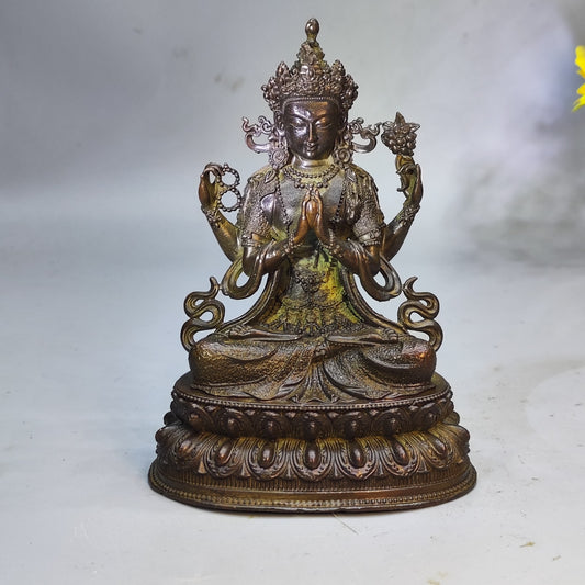 Exquisite Handcrafted Small Buddha Statue – Elegant Decor for Home and Office