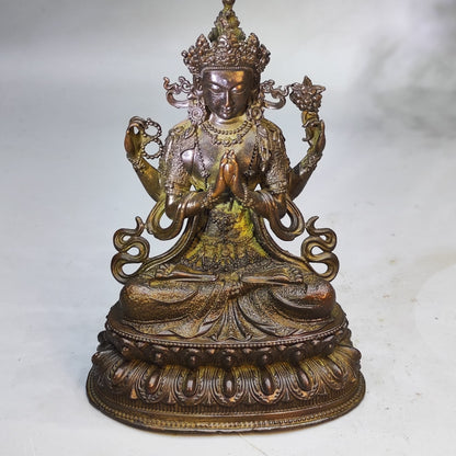 Exquisite Handcrafted Small Buddha Statue – Elegant Decor for Home and Office