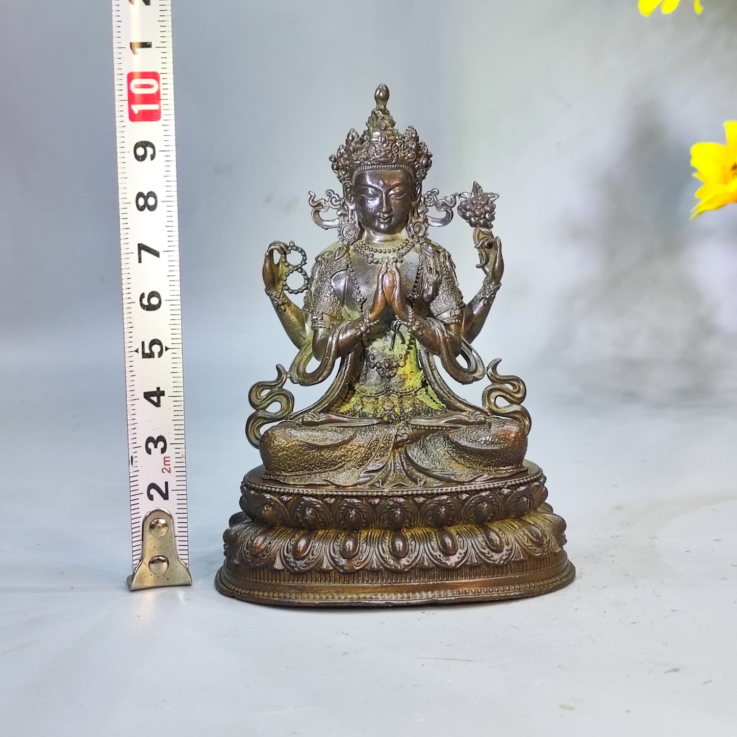 Exquisite Handcrafted Small Buddha Statue – Elegant Decor for Home and Office