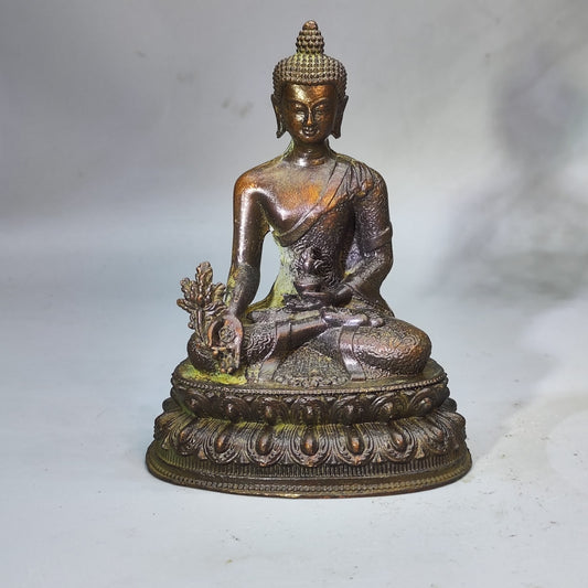 Cultural Heritage Art Piece - Handcrafted Small Buddha Statue | Exquisite Craftsmanship & Elegant Decor