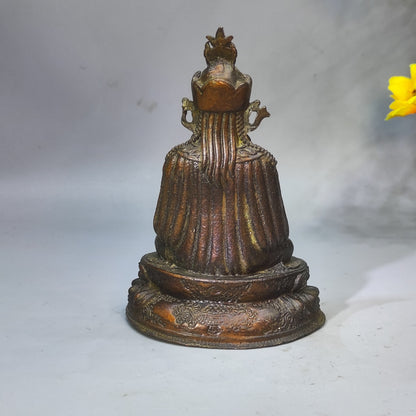 Exquisite Handcrafted Mini Buddha Statue - Elegant Decor & Collectible Treasure