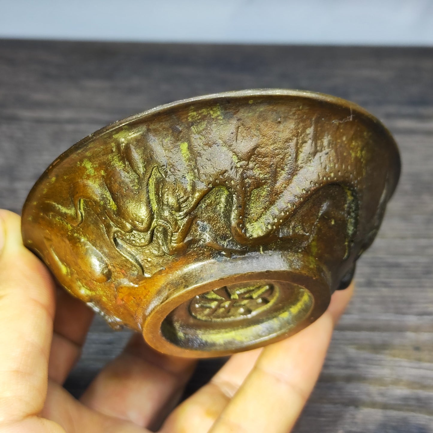 Exquisite Handcrafted Dragon Pattern Small Bowl - A Perfect Blend of History and Art