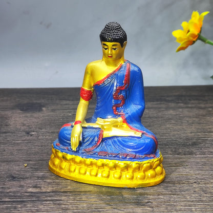 Exquisite Handcrafted Buddha Statue - Elegant and Delicate Art Decor