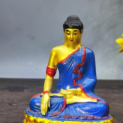 Exquisite Handcrafted Buddha Statue - Elegant and Delicate Art Decor