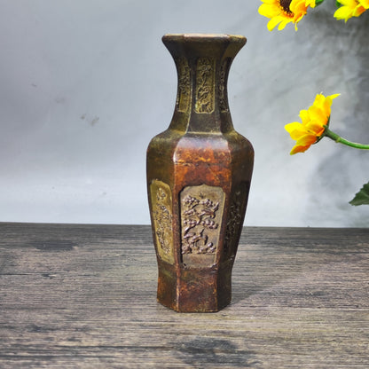 Exquisite Handcrafted Antique Small Vases - Elegant Home and Office Décor