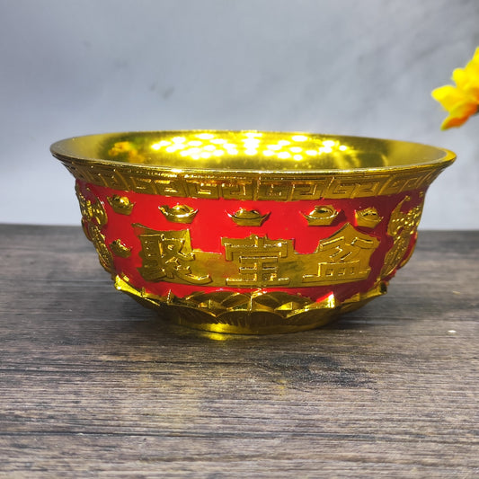 Exquisite Hand-Carved Treasure Bowl - Timeless Antique Masterpiece