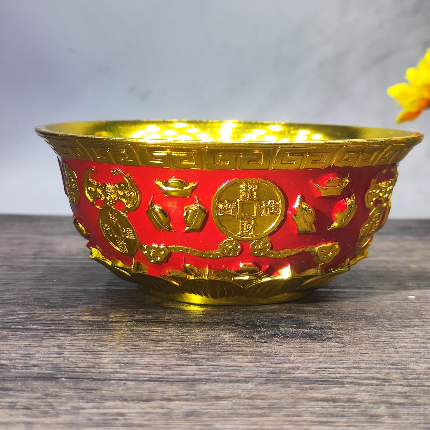 Exquisite Hand-Carved Treasure Bowl - Timeless Antique Masterpiece