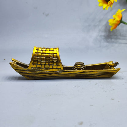 Exquisite Hand-Carved Fishing Boat Incense Holder: A Touch of History and Culture