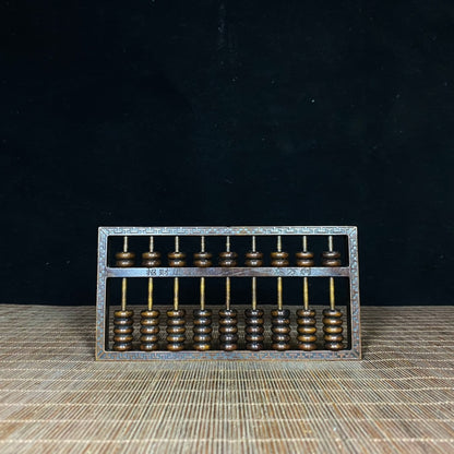 Pure Copper Abacus - Exquisite Desktop Decoration Symbolizing Wealth