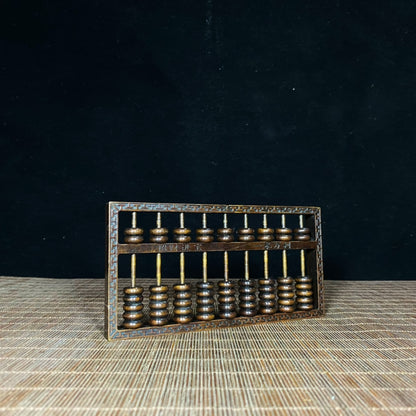 Pure Copper Abacus - Exquisite Desktop Decoration Symbolizing Wealth