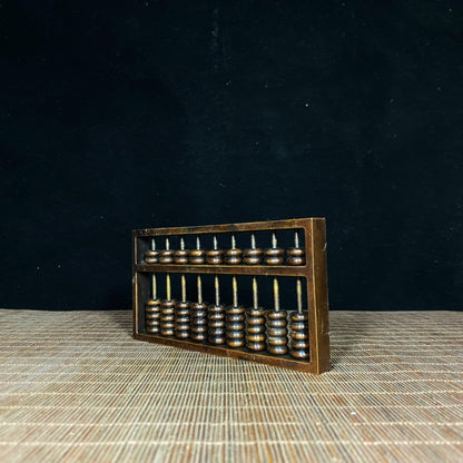 Pure Copper Abacus - Exquisite Desktop Decoration Symbolizing Wealth