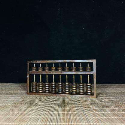 Pure Copper Abacus - Exquisite Desktop Decoration Symbolizing Wealth