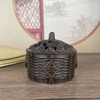 Exquisitely Carved Incense Burner - Handcrafted, Unique Gift, Rare Piece