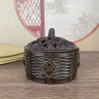 Exquisitely Carved Incense Burner - Handcrafted, Unique Gift, Rare Piece