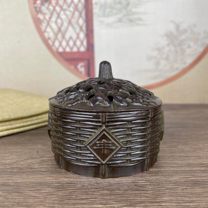 Exquisitely Carved Incense Burner - Handcrafted, Unique Gift, Rare Piece