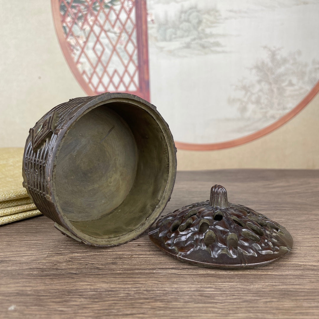 Exquisitely Carved Incense Burner - Handcrafted, Unique Gift, Rare Piece