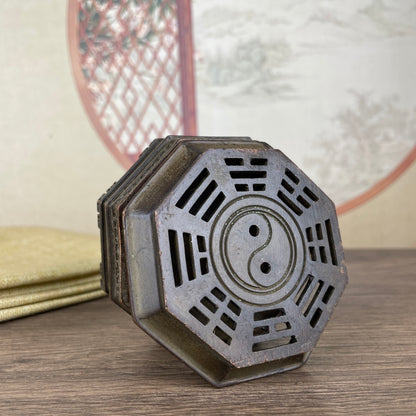 Exquisite Handcrafted Bagua Incense Burner - Unique Gift for Collectors & Decor Lovers