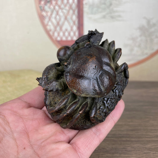 Handcrafted Crab Statue - Symbol of Wealth and Good Fortune