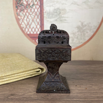 Exquisite Handcrafted Incense Burner - Unique Gift for Antique Collectors & Home Decor Enthusiasts