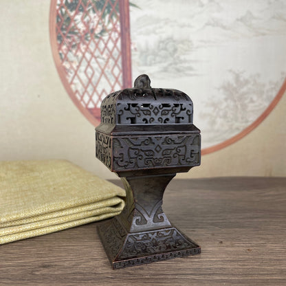 Exquisite Handcrafted Incense Burner - Unique Gift for Antique Collectors & Home Decor Enthusiasts