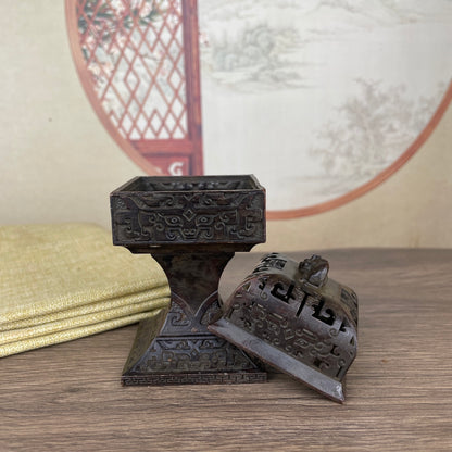 Exquisite Handcrafted Incense Burner - Unique Gift for Antique Collectors & Home Decor Enthusiasts